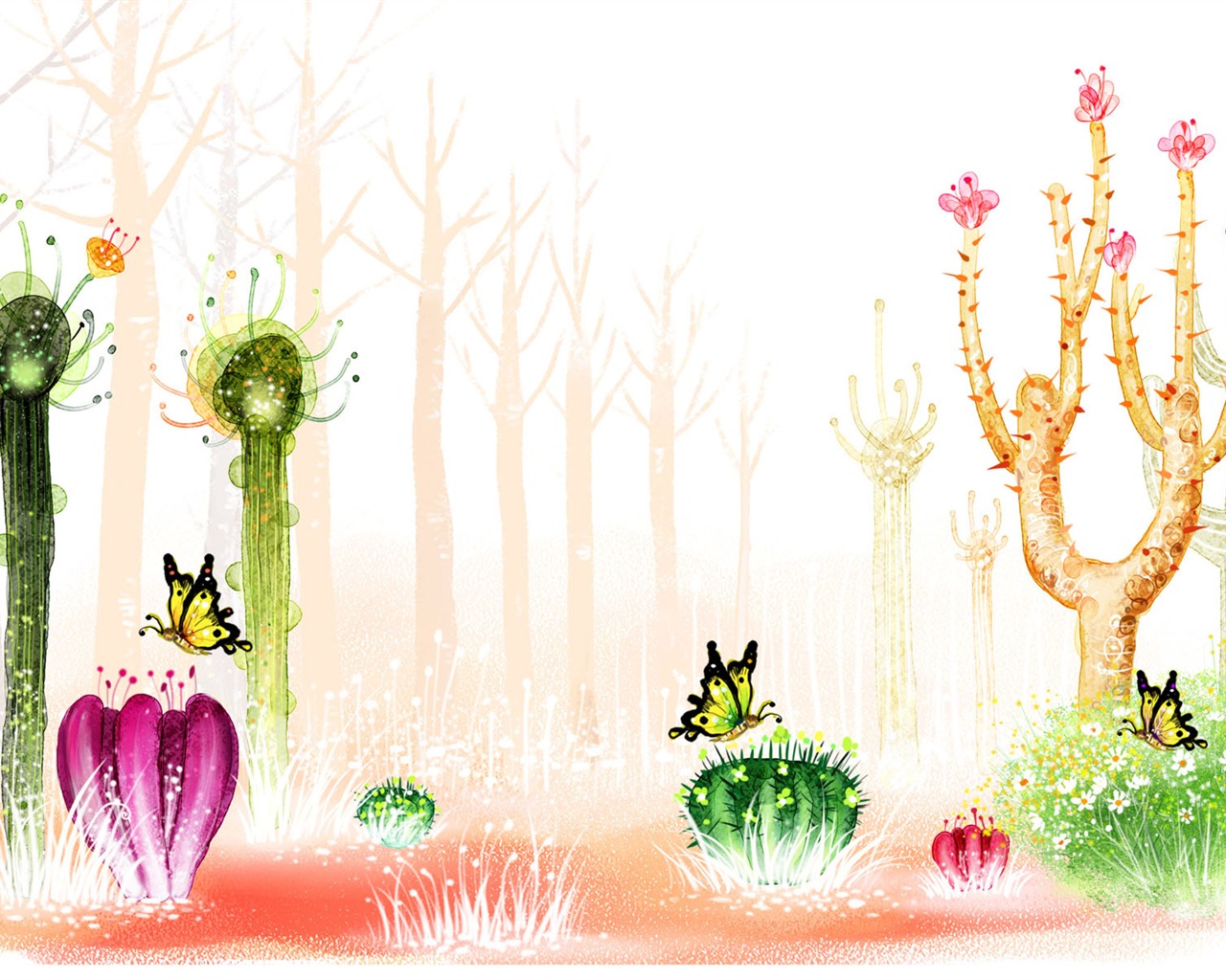 Hand-painted Fantasy Wallpapers (6) #6 - 1280x1024
