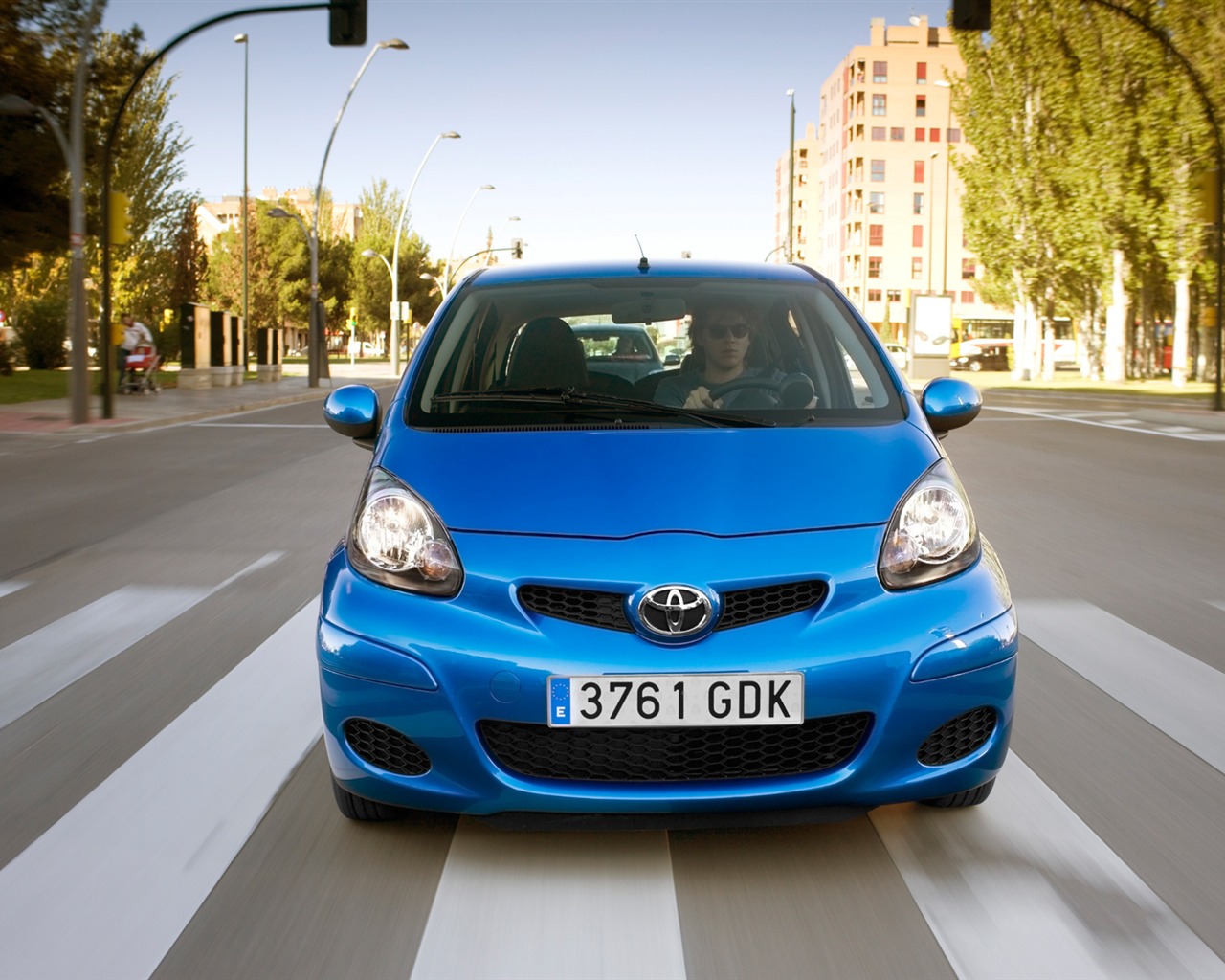Toyota Aygo - 2009 HD tapetu #1 - 1280x1024