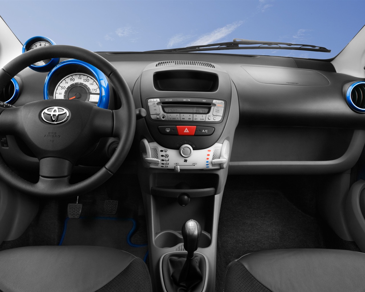 Toyota Aygo - 2009 HD tapetu #13 - 1280x1024