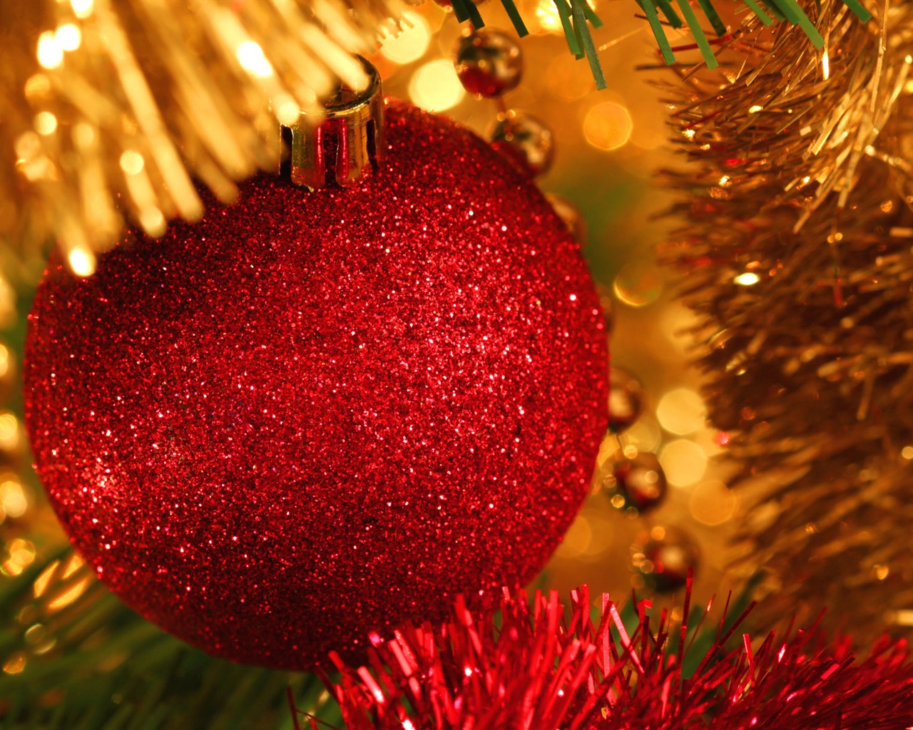 Christmas balls wallpaper (5) #14 - 1280x1024