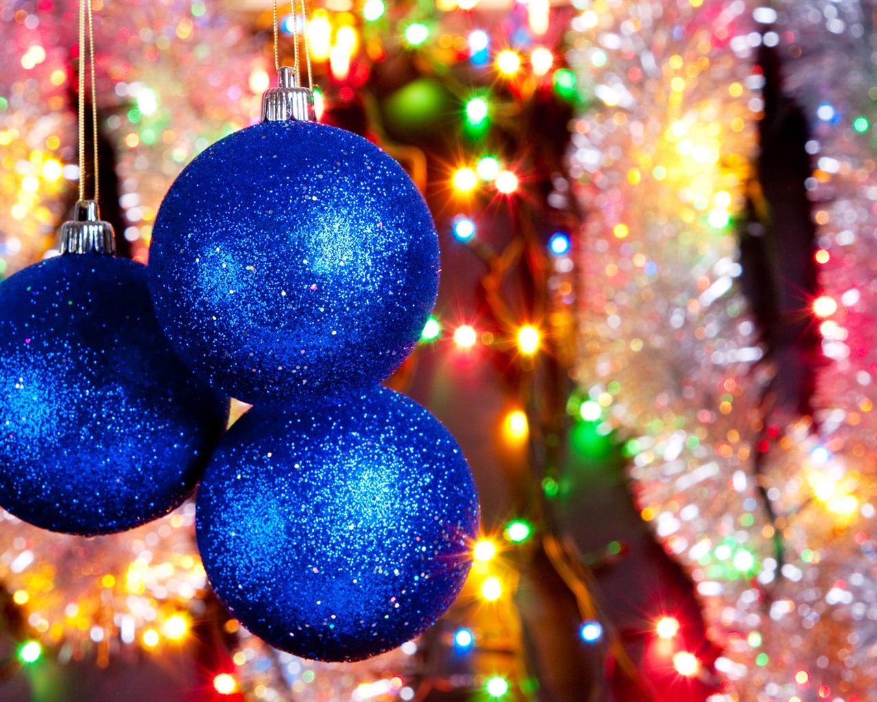 Christmas balls wallpaper (6) #1 - 1280x1024