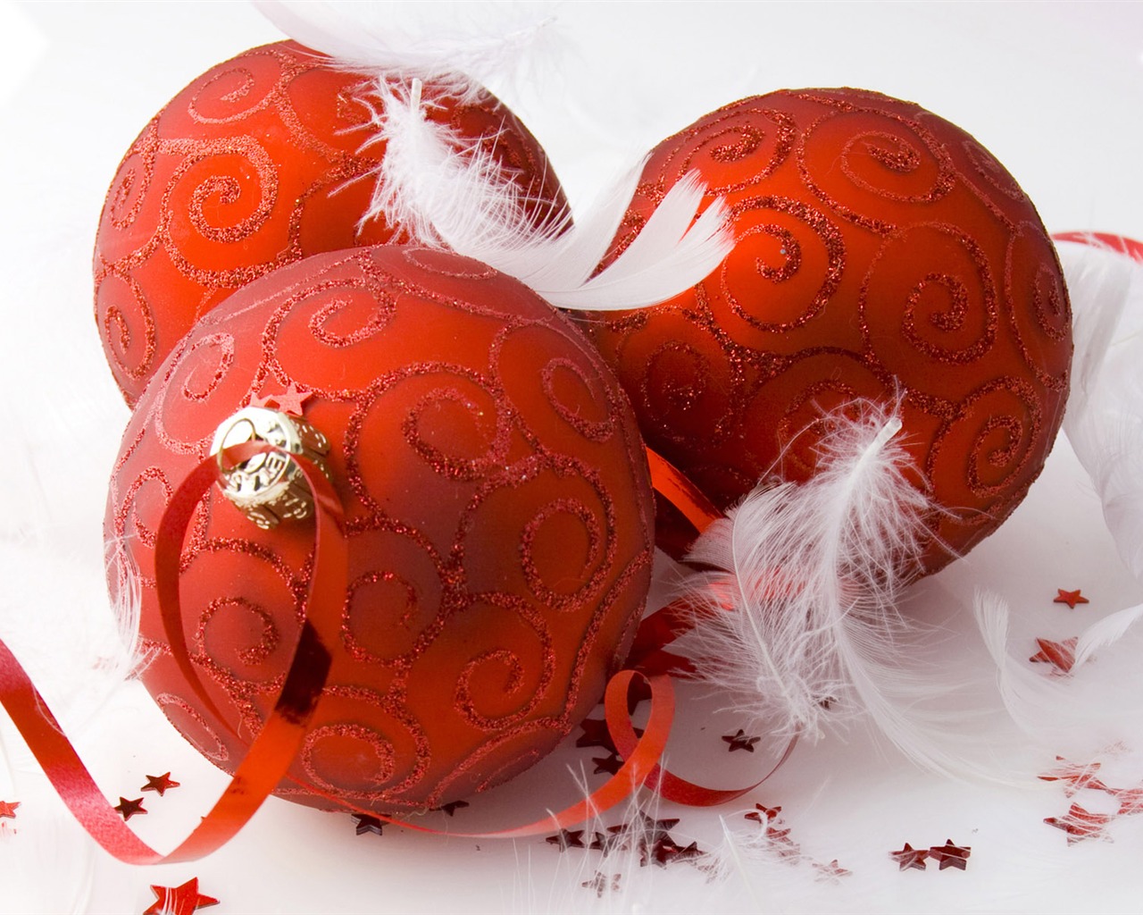 Christmas balls wallpaper (6) #18 - 1280x1024