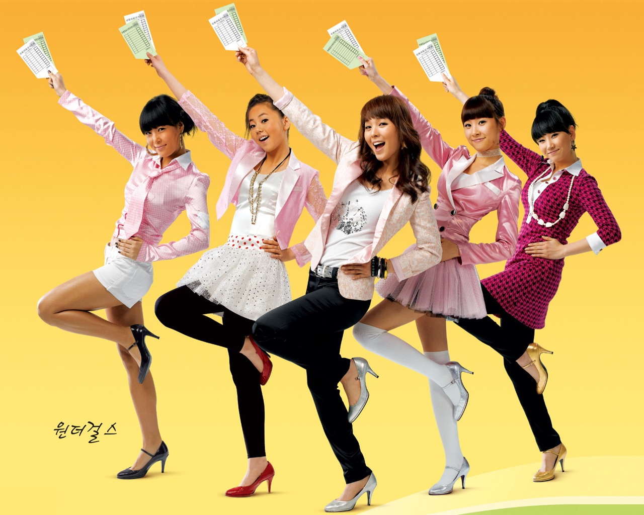 Wonder Girls cartera de belleza coreano #14 - 1280x1024