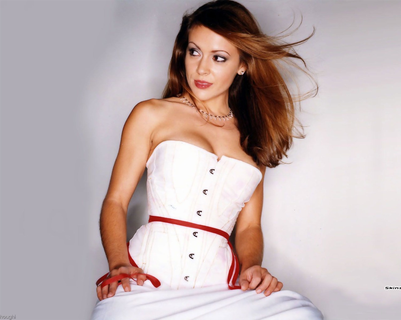 Alyssa Milano krásnou tapetu (2) #13 - 1280x1024
