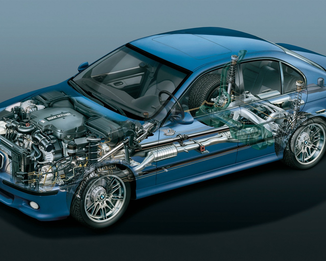 BMW M5 E39 HD wallpaper #9 - 1280x1024