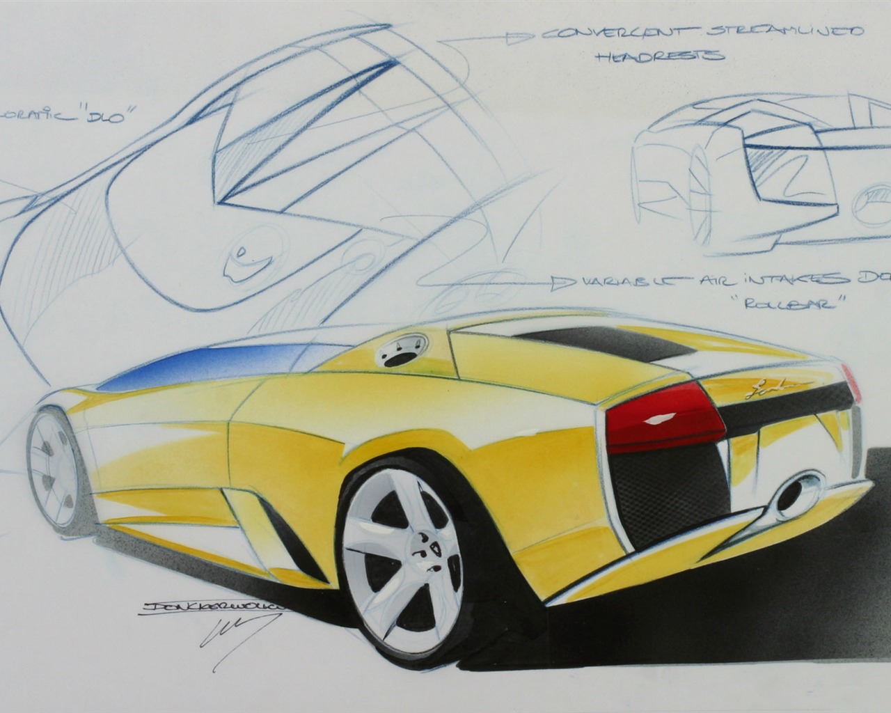 Lamborghini Murcielago Roadster - 2004 HD tapetu #44 - 1280x1024