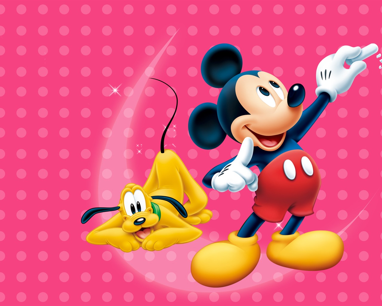 Fondo de pantalla de dibujos animados de Disney Mickey (2) #6 - 1280x1024