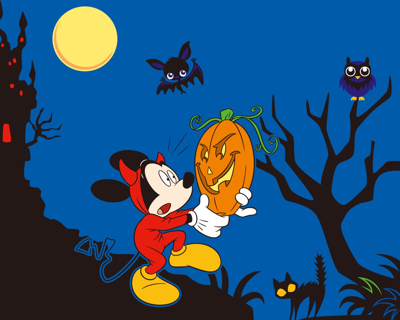 Fondo de pantalla de dibujos animados de Disney Mickey (2) #10 - 1280x1024