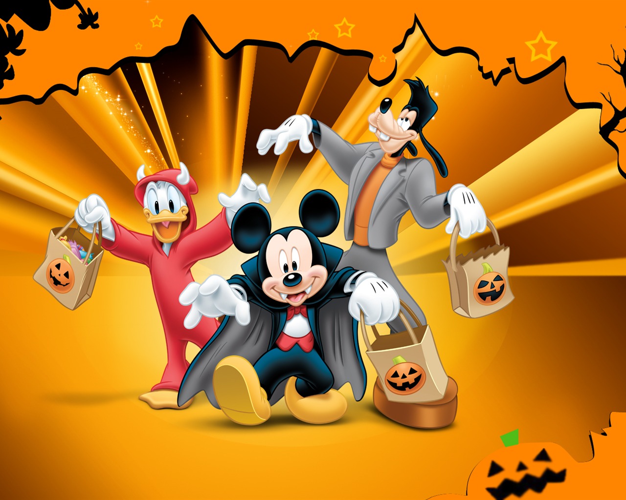 Fondo de pantalla de dibujos animados de Disney Mickey (2) #17 - 1280x1024