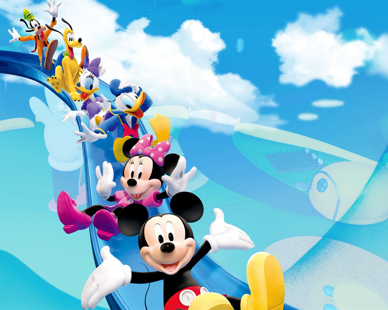 Disney karikatury Mickey tapety (4) #2 - 1280x1024