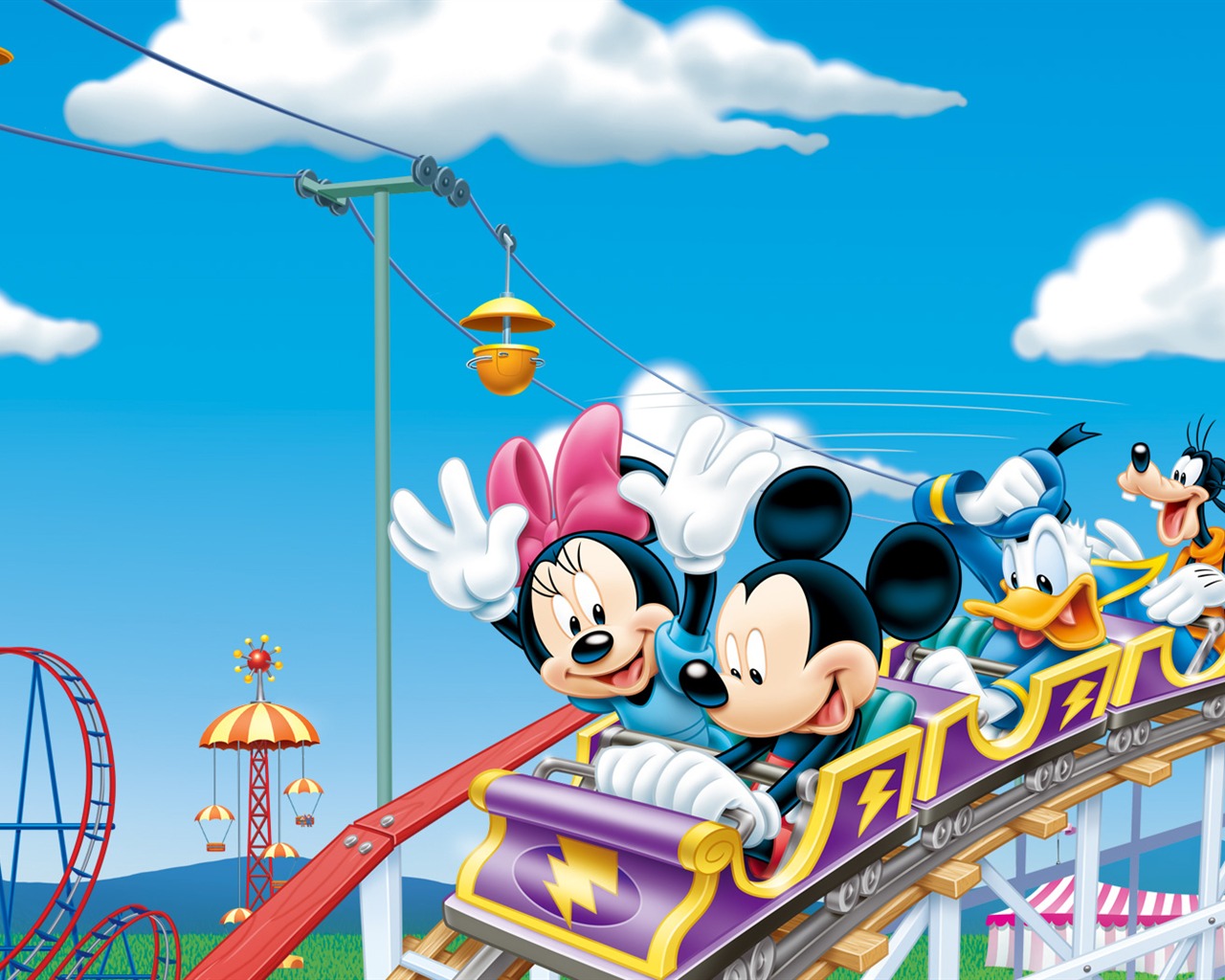 Disney cartoon Mickey Wallpaper (4) #3 - 1280x1024