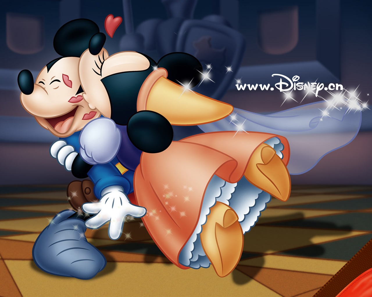 디즈니 만화 미키 배경 화면 (4) #9 - 1280x1024