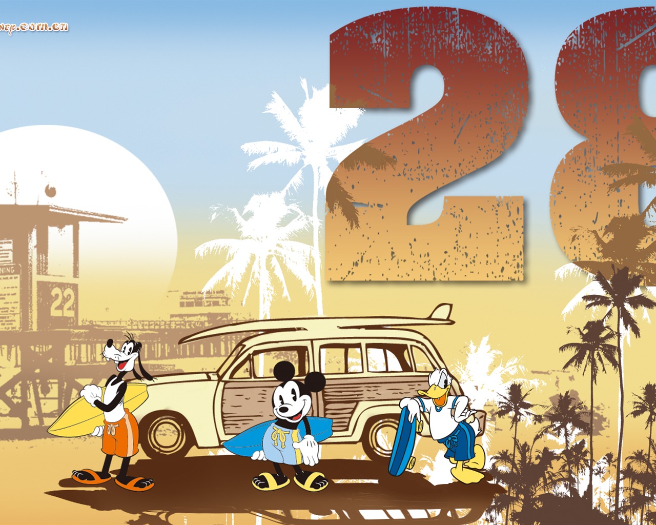 Disney bande dessinée Mickey Fond d'écran (4) #12 - 1280x1024