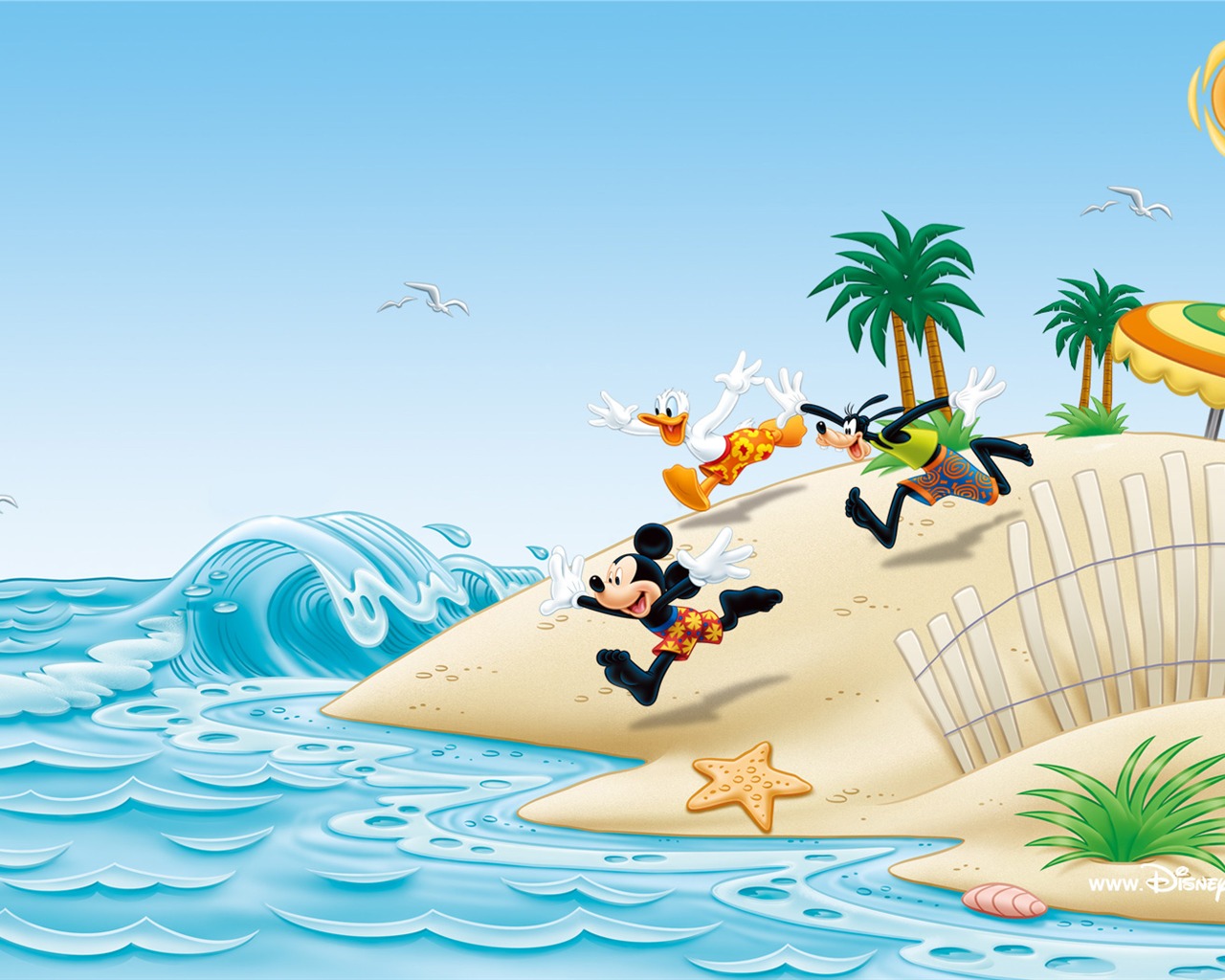 Disney bande dessinée Mickey Fond d'écran (4) #14 - 1280x1024