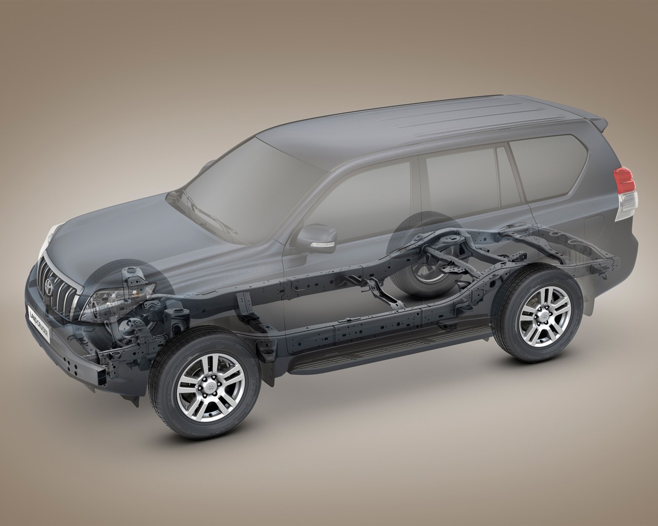 Toyota Land Cruiser Prado - 2009 HD wallpaper #65 - 1280x1024