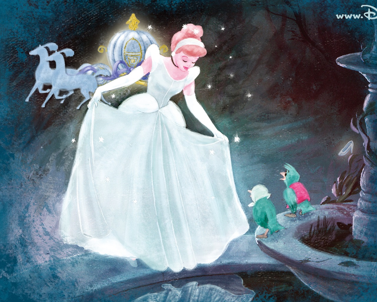 Princezna Disney karikatury tapety (1) #4 - 1280x1024