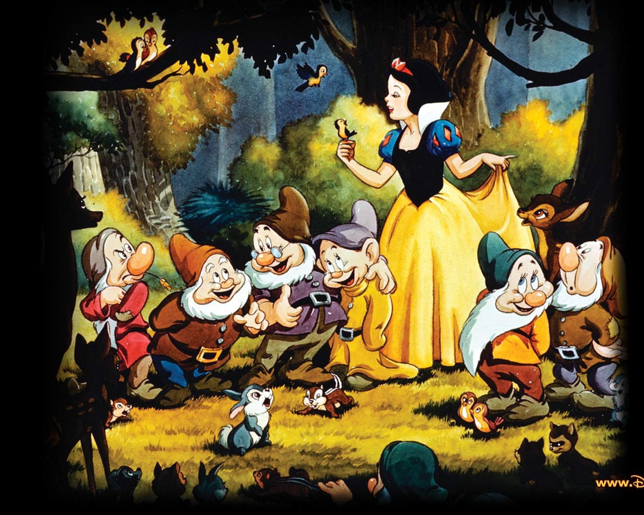 Princezna Disney karikatury tapety (1) #5 - 1280x1024