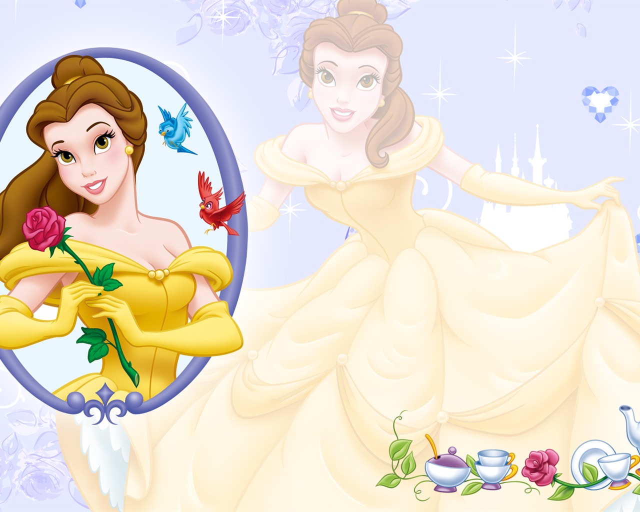 Princezna Disney karikatury tapety (1) #9 - 1280x1024
