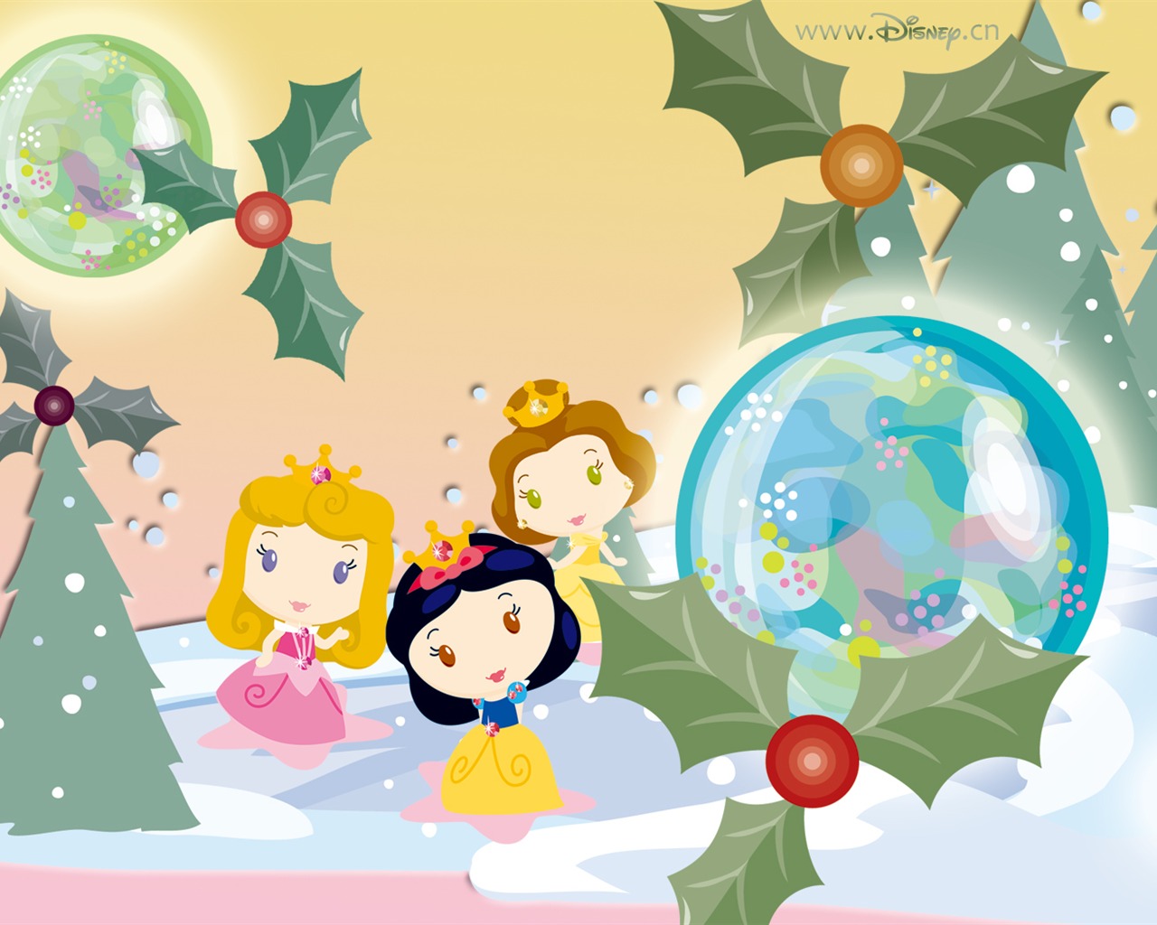 Princezna Disney karikatury tapety (1) #11 - 1280x1024