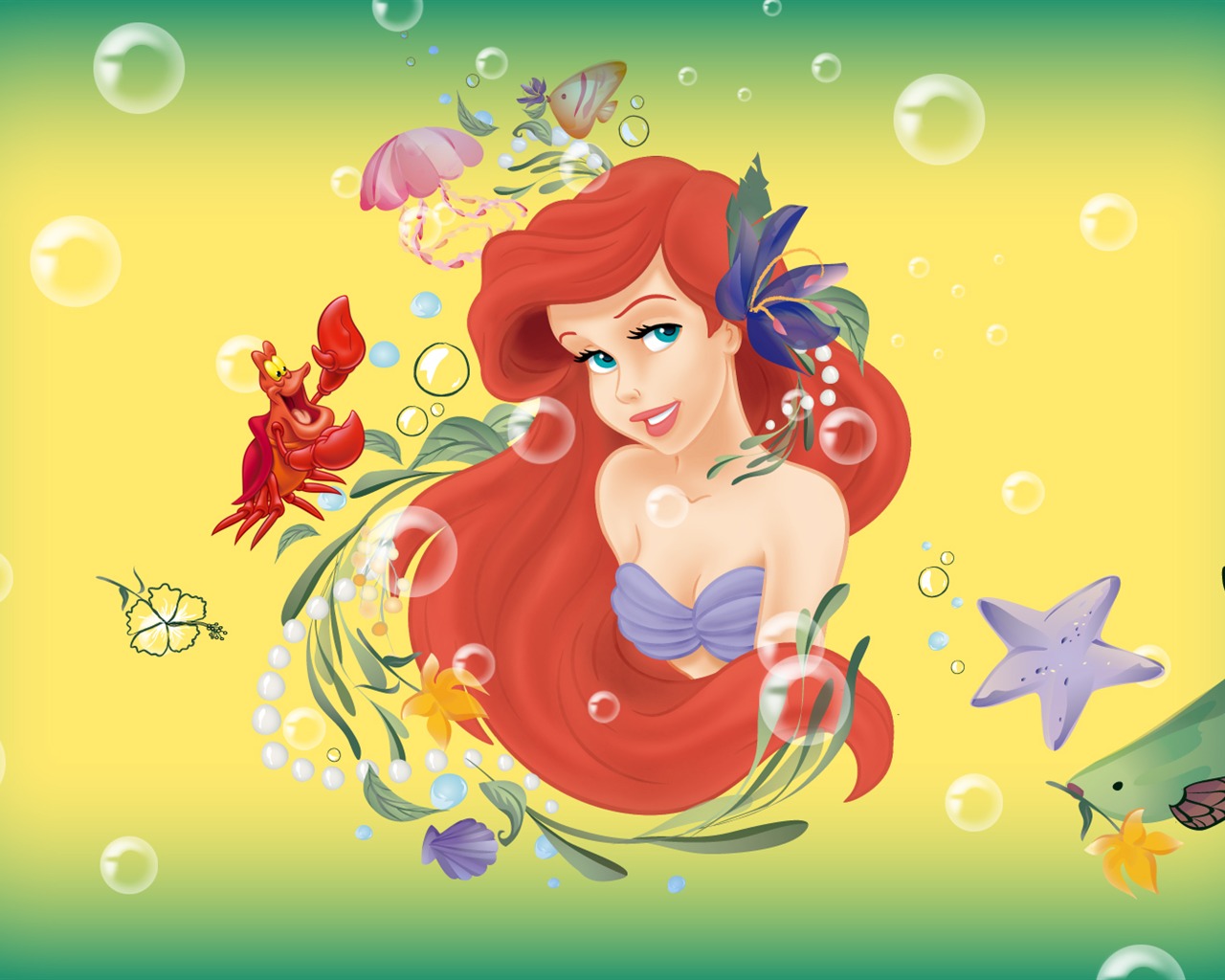 Princezna Disney karikatury tapety (1) #14 - 1280x1024