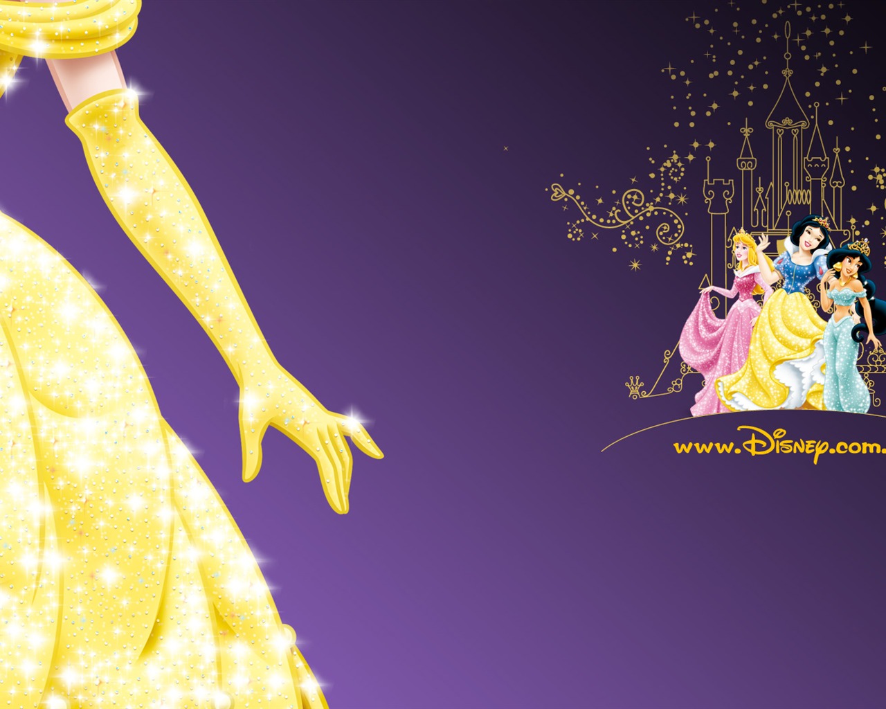 Princezna Disney karikatury tapety (1) #17 - 1280x1024