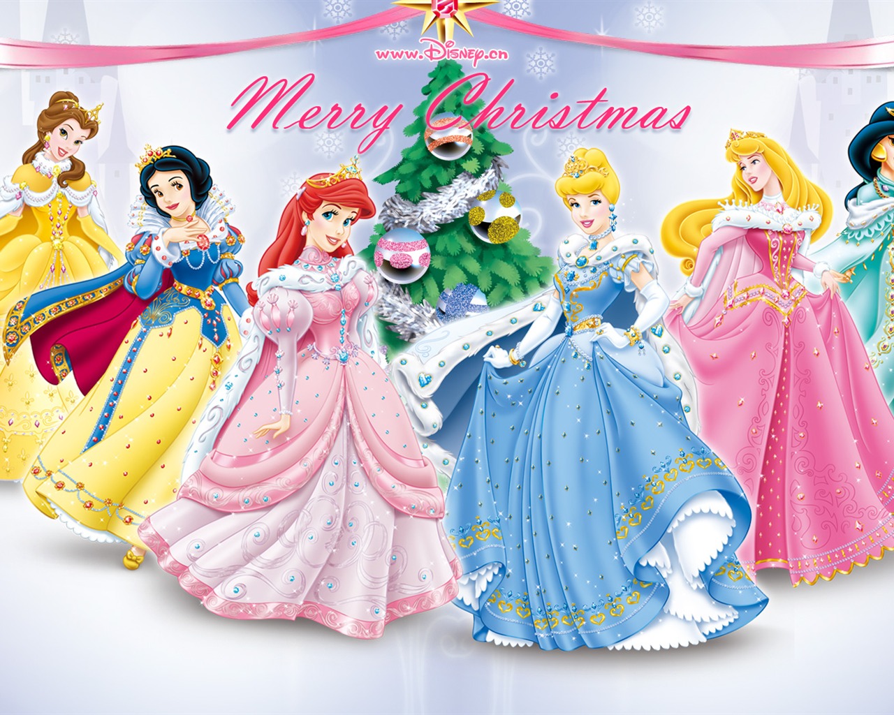 Princess Disney cartoon wallpaper (2) #1 - 1280x1024