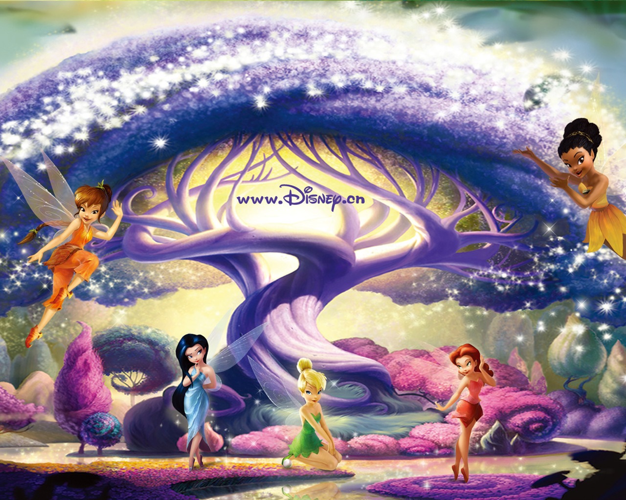 Princezna Disney karikatury tapety (2) #3 - 1280x1024