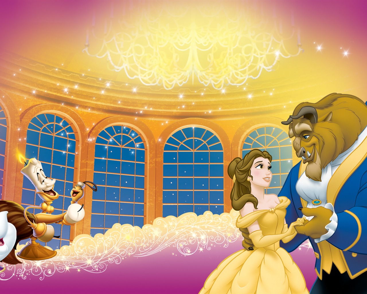 Princess Disney cartoon wallpaper (2) #19 - 1280x1024