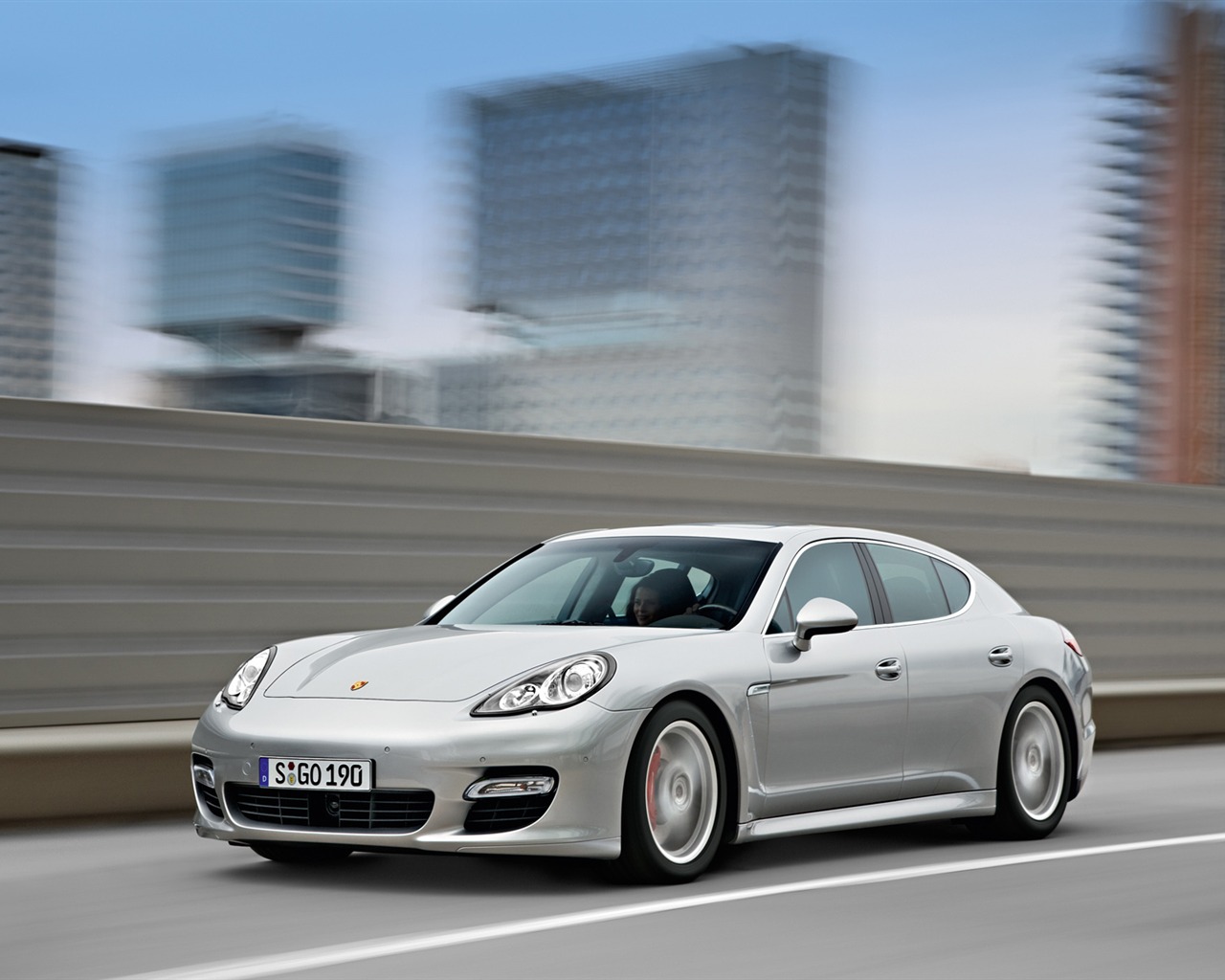 포르쉐 Panamera 터보 - 2009의 HD 벽지 #24 - 1280x1024