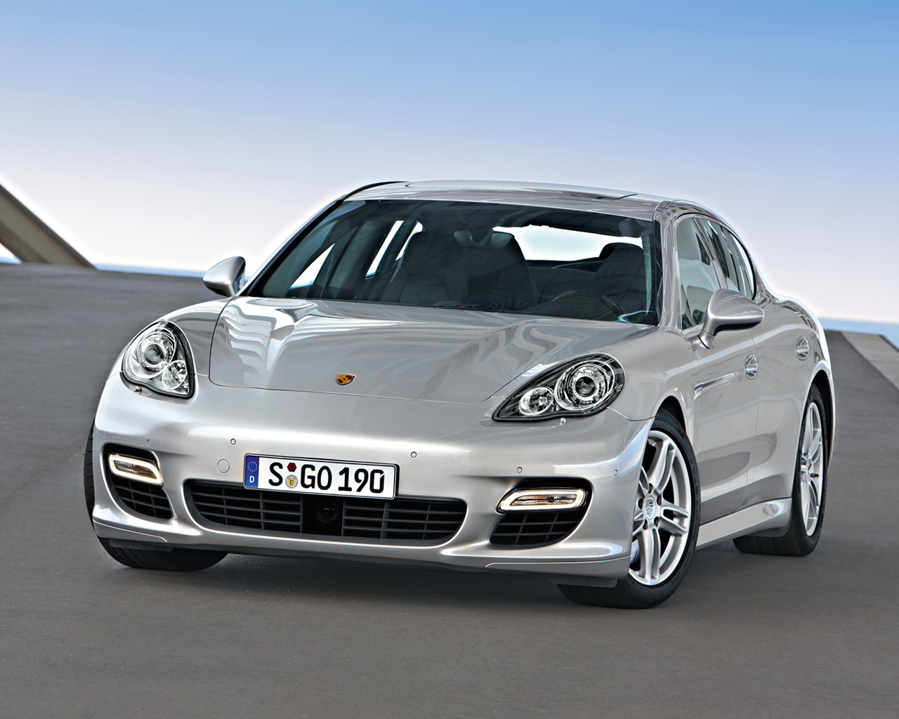 포르쉐 Panamera 터보 - 2009의 HD 벽지 #32 - 1280x1024