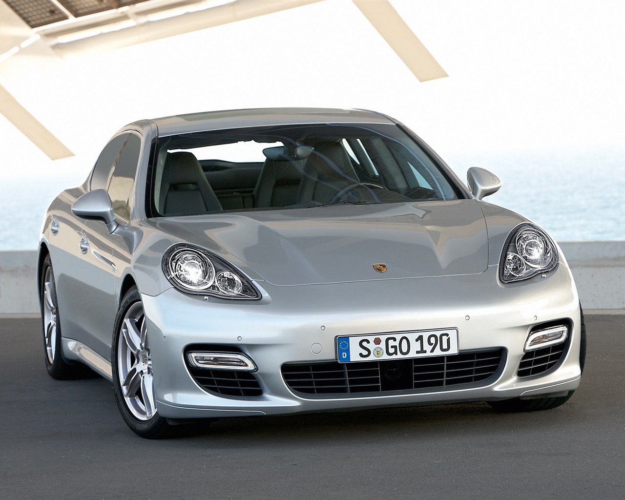 포르쉐 Panamera 터보 - 2009의 HD 벽지 #34 - 1280x1024