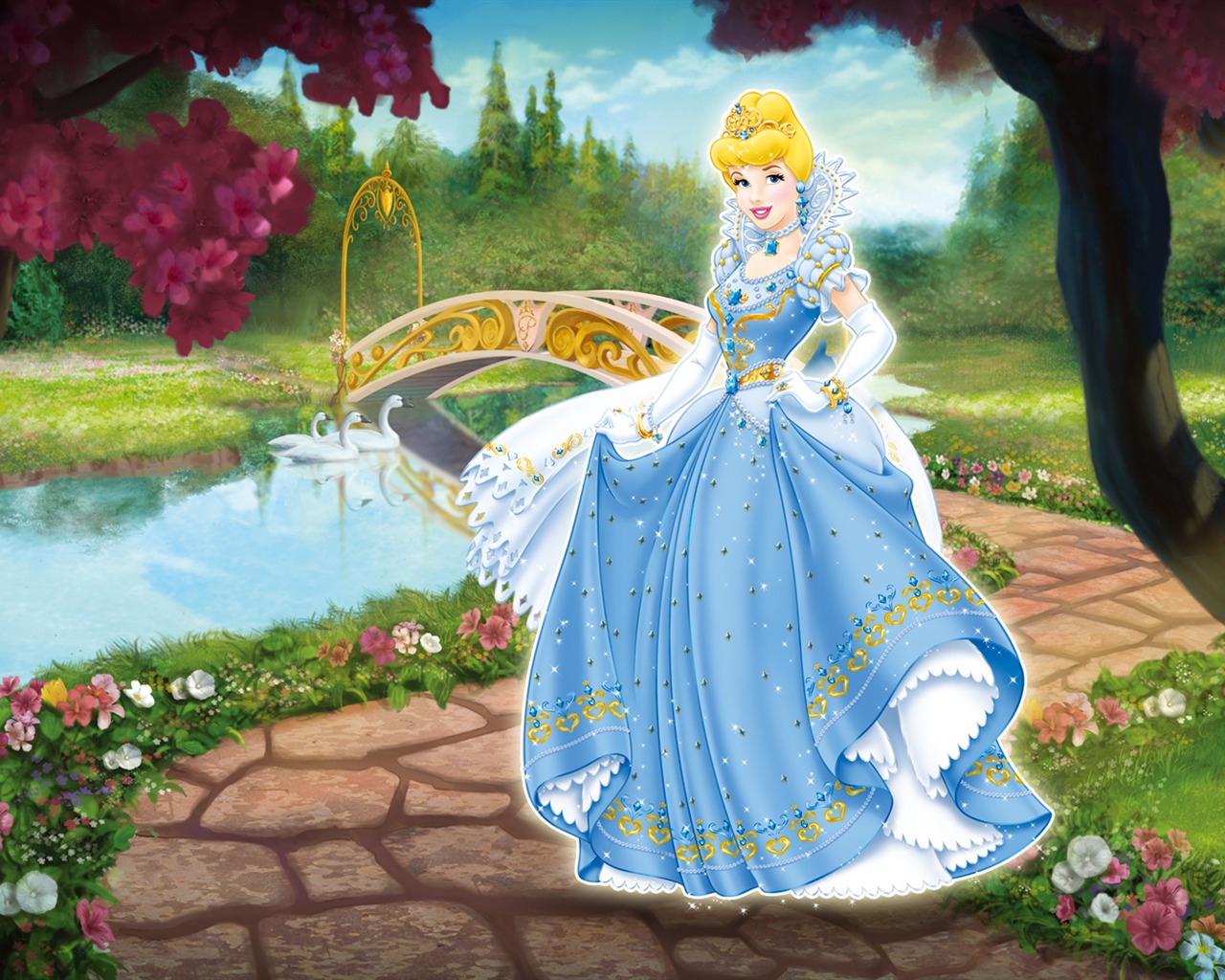Princesa Disney de dibujos animados fondos de escritorio (3) #6 - 1280x1024