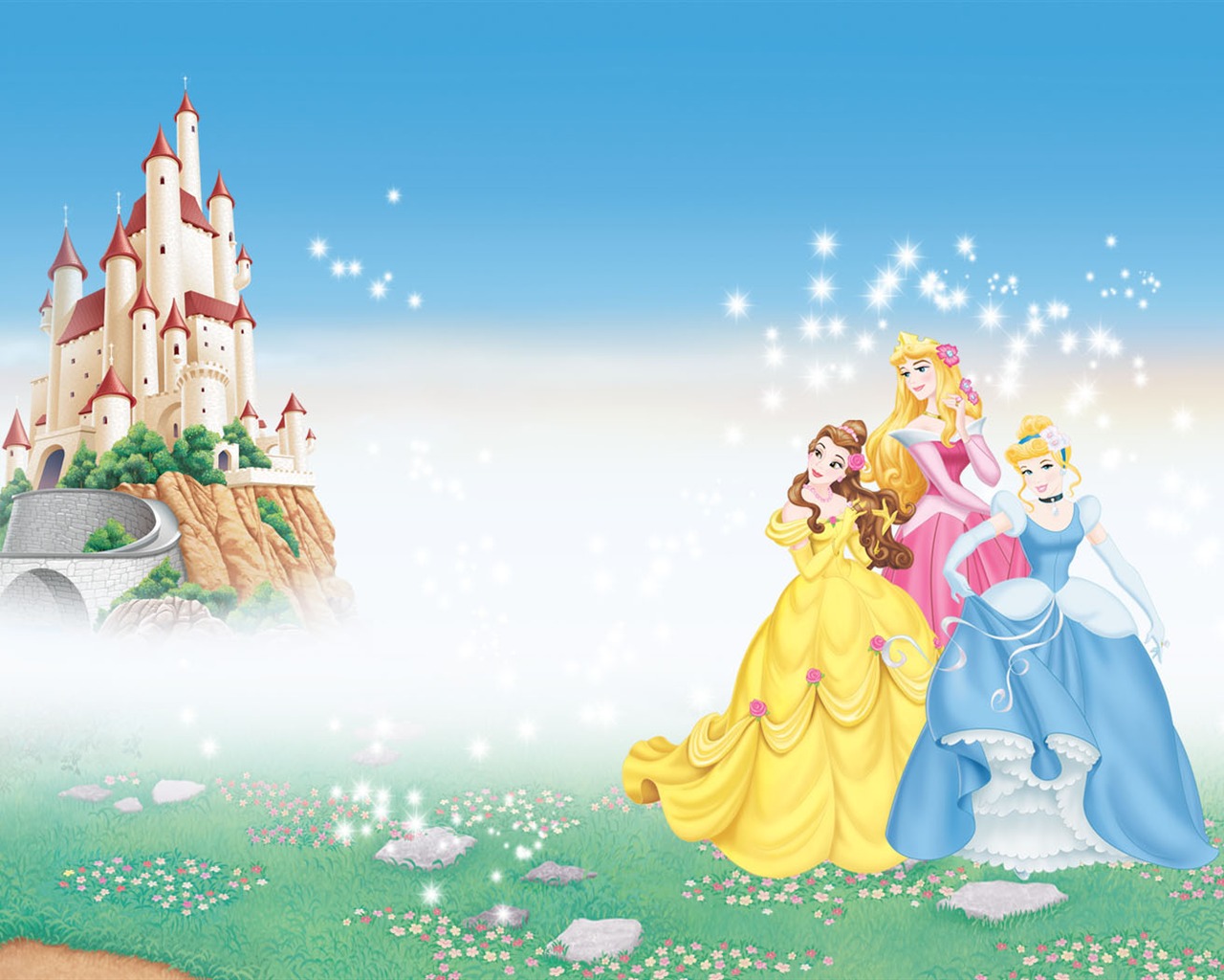 Princezna Disney karikatury tapety (3) #11 - 1280x1024
