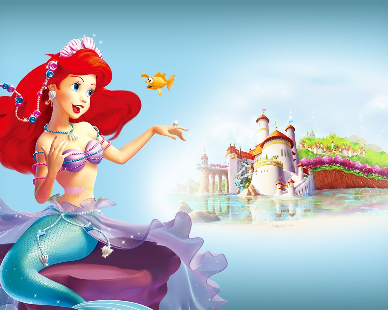 Princezna Disney karikatury tapety (3) #14 - 1280x1024