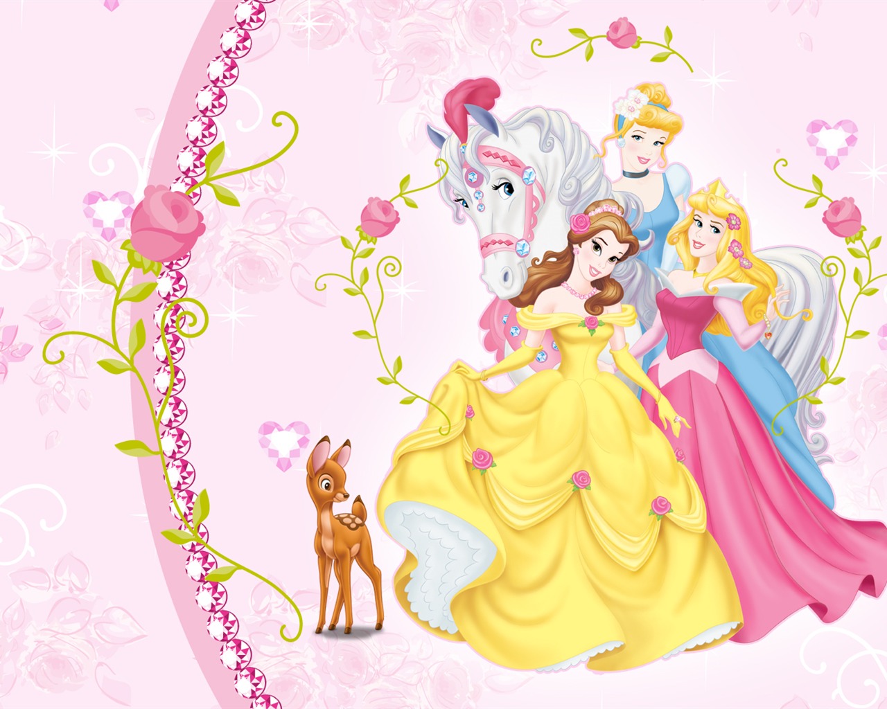 Princezna Disney karikatury tapety (3) #18 - 1280x1024