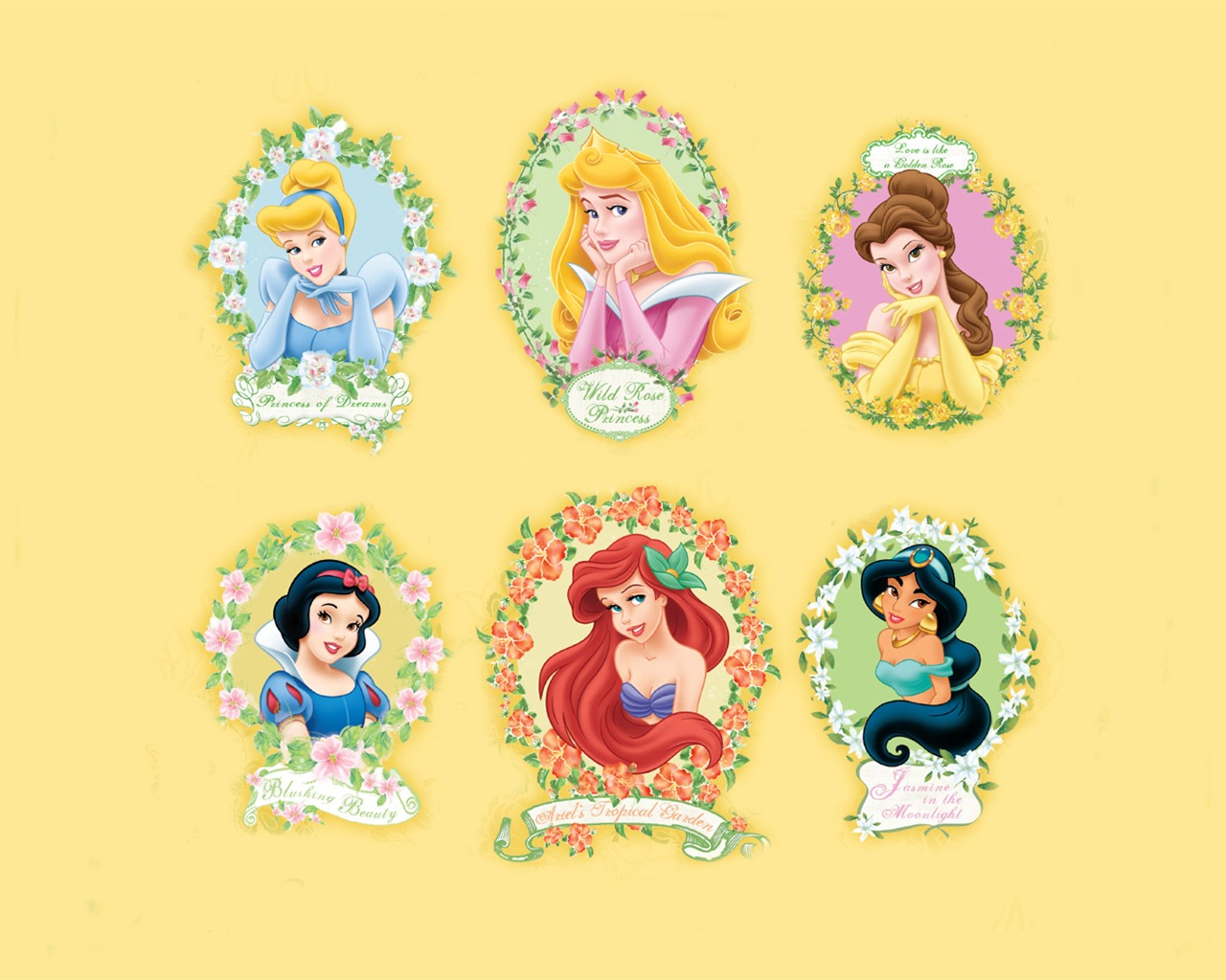 Princezna Disney karikatury tapety (4) #17 - 1280x1024