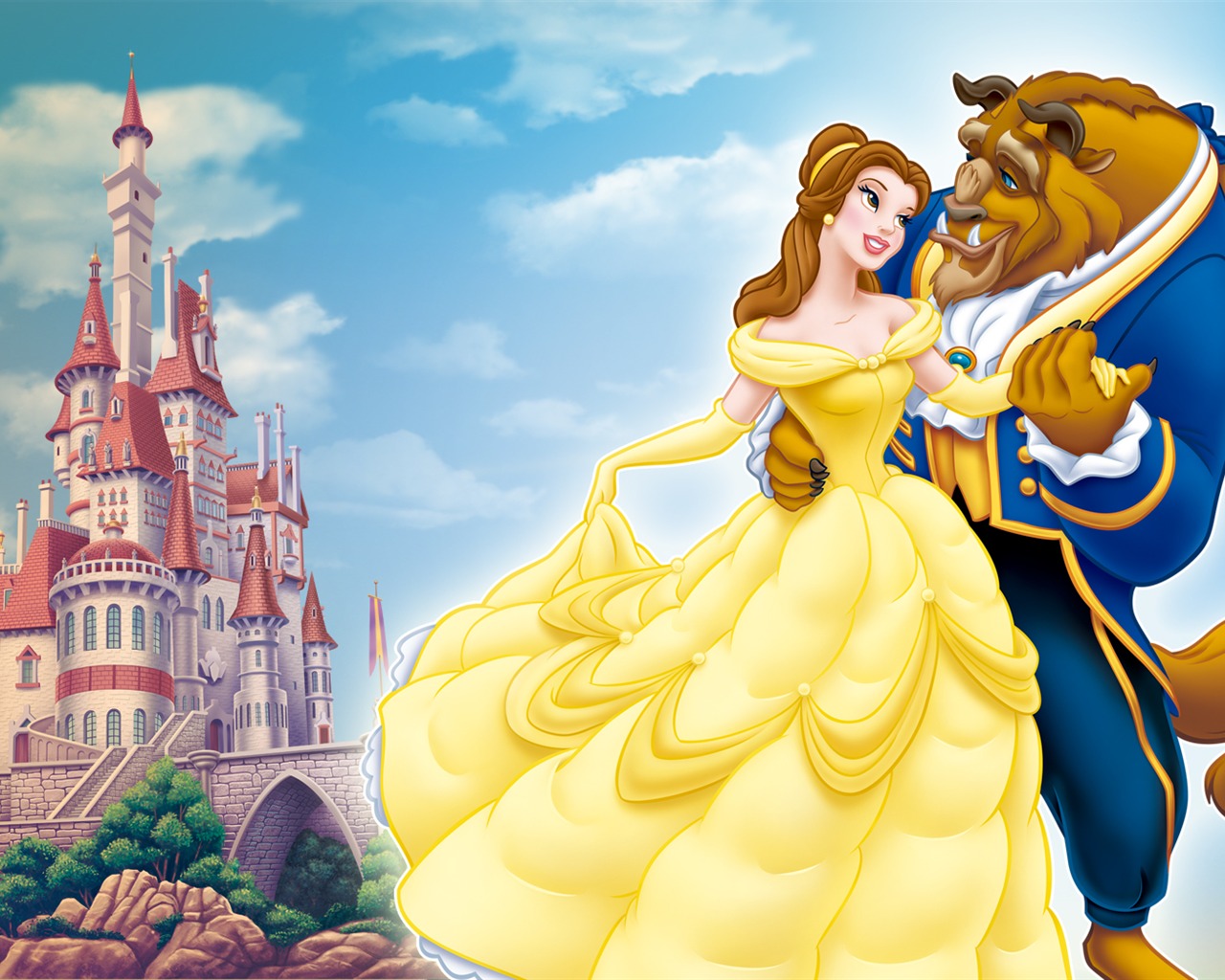 Princezna Disney karikatury tapety (4) #18 - 1280x1024
