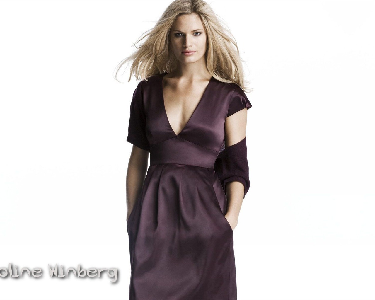 Caroline Winberg krásnou tapetu #6 - 1280x1024