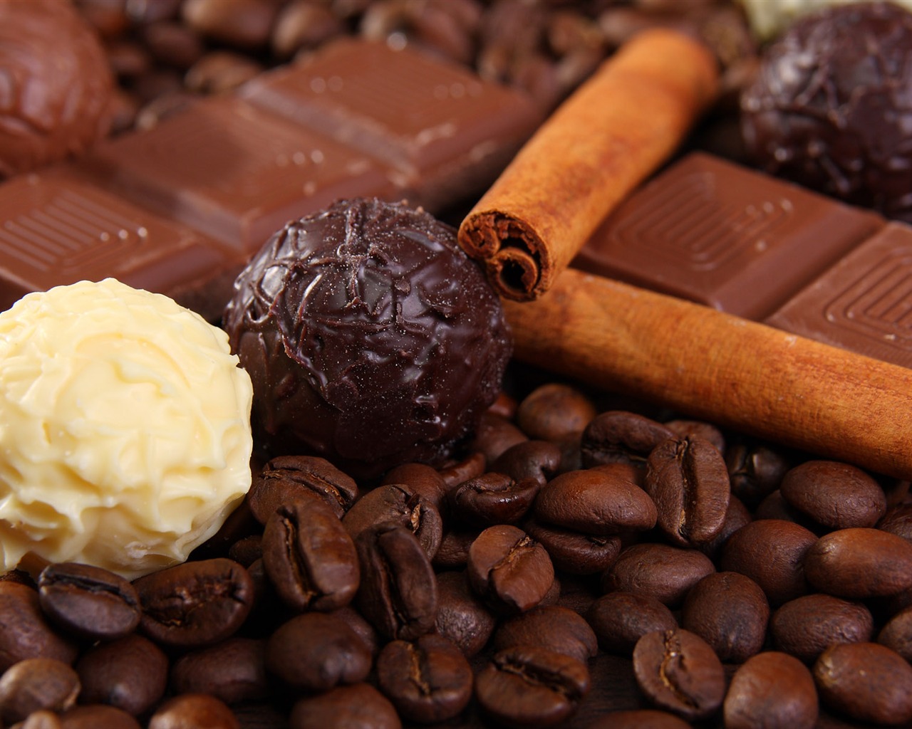 Chocolate close-up wallpaper (2) #2 - 1280x1024