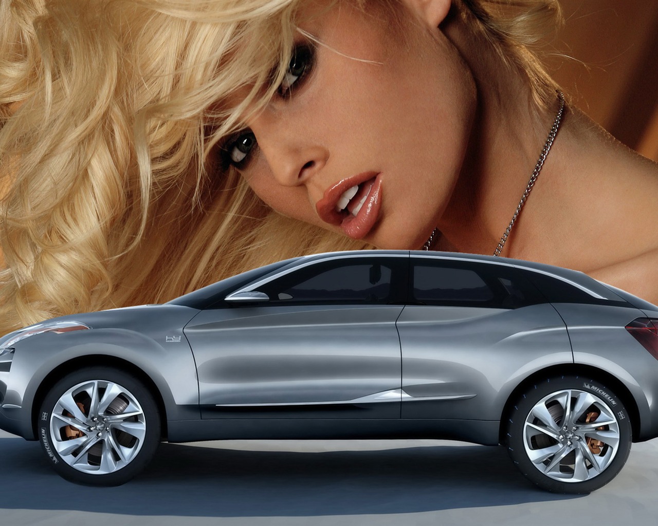 Cars and Girls wallpapers (1) #13 - 1280x1024