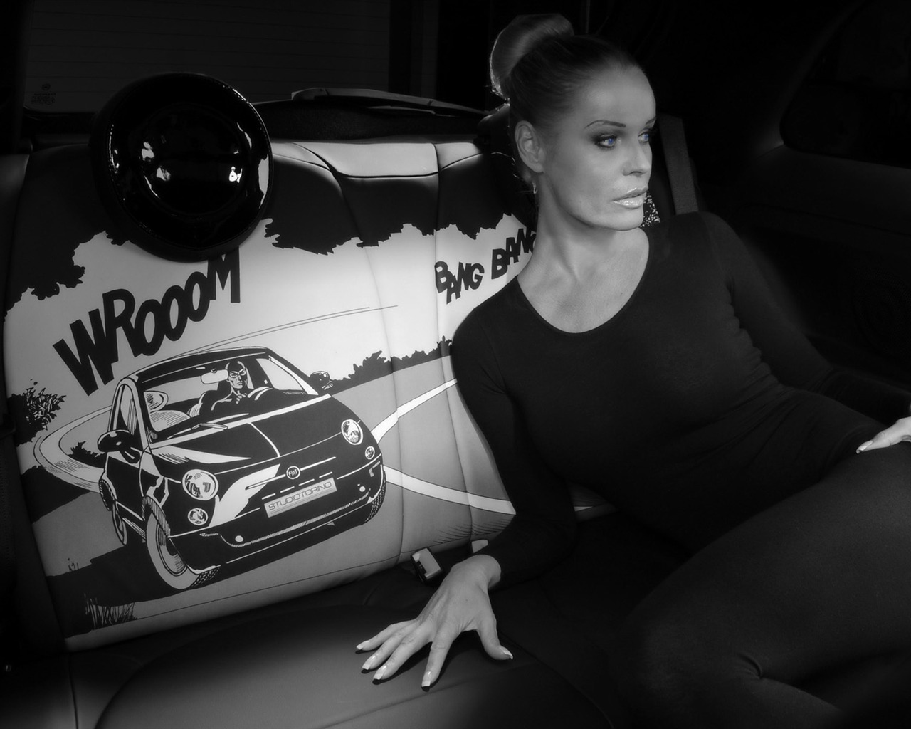 Cars and Girls wallpapers (2) #10 - 1280x1024