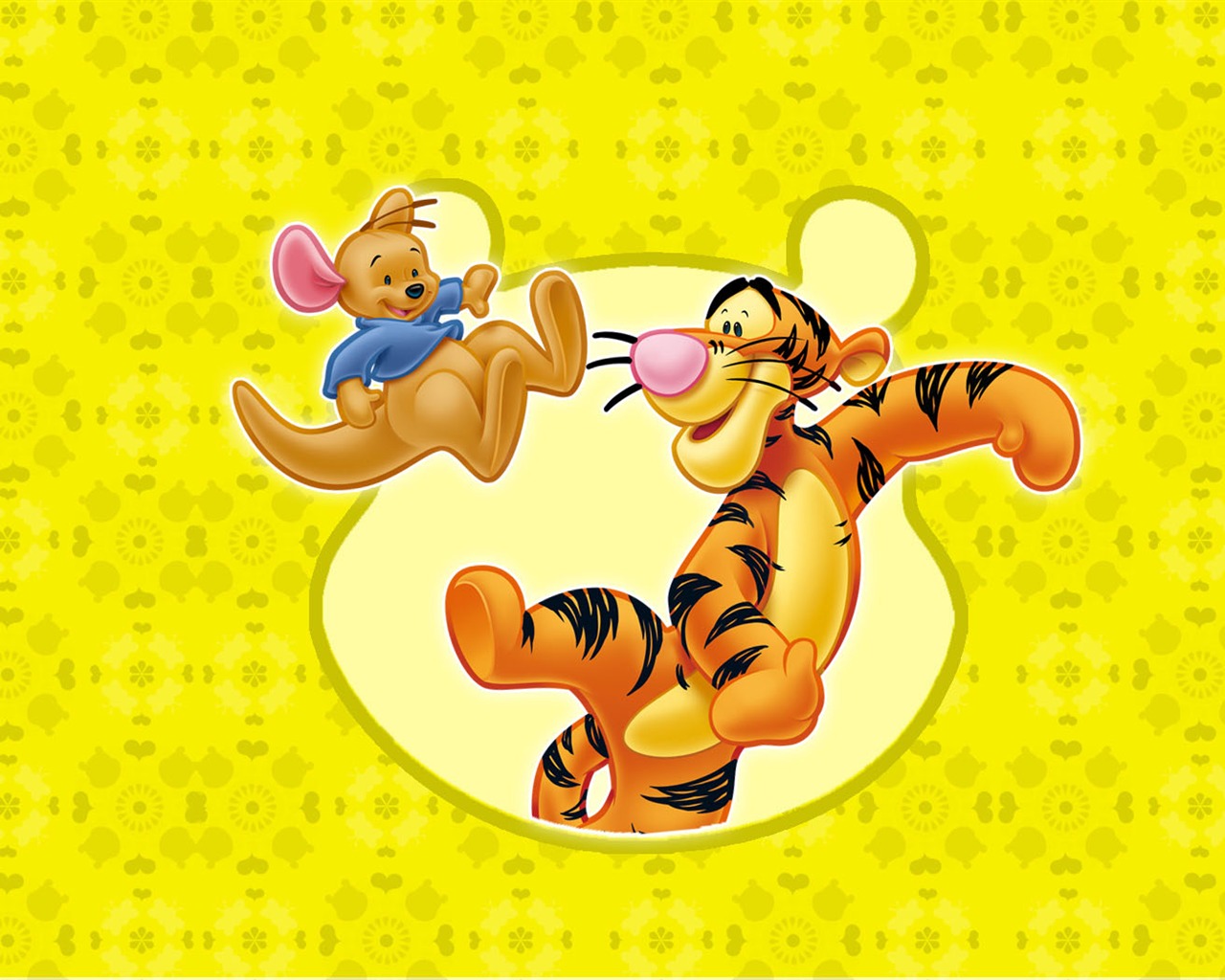 Walt Disney karikatury Medvídek Pú tapety (1) #4 - 1280x1024