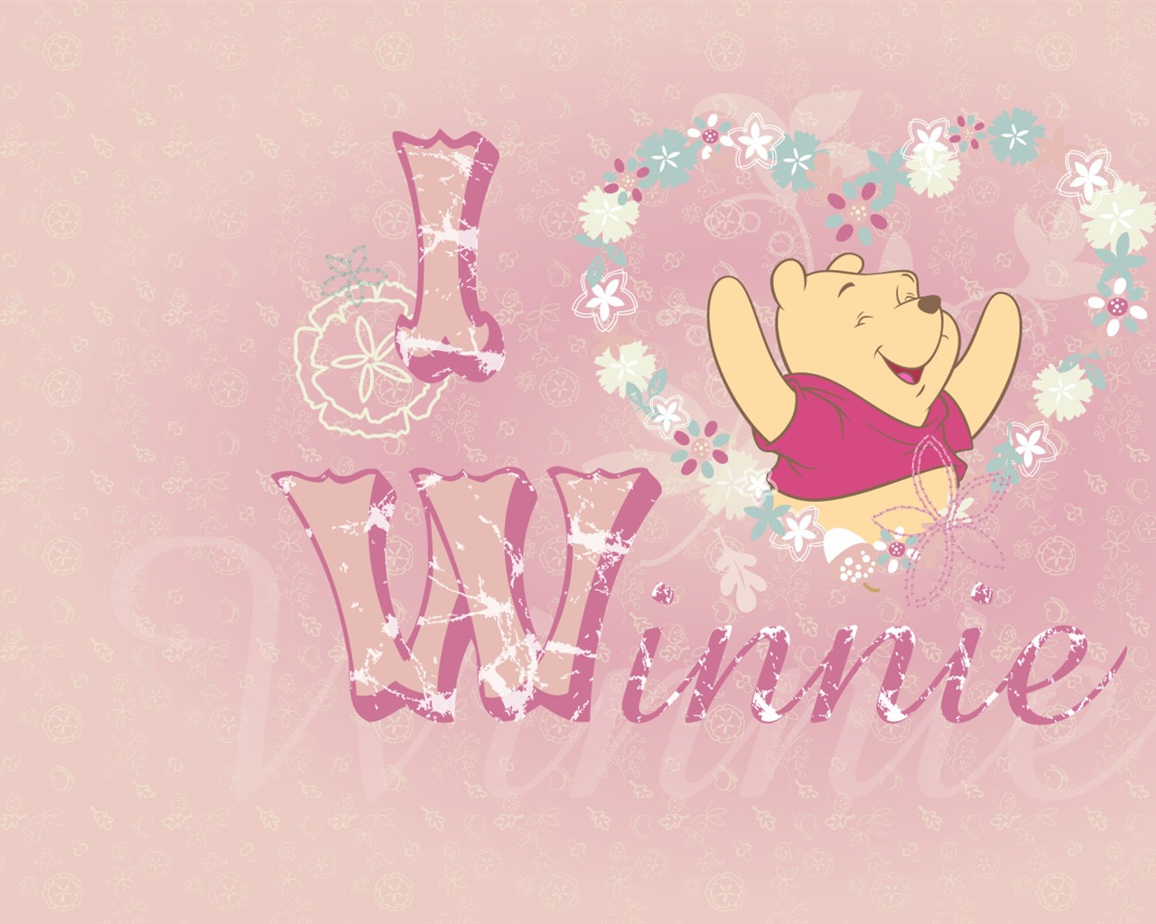 Walt Disney de dibujos animados de Winnie the Pooh fondo de pantalla (1) #10 - 1280x1024
