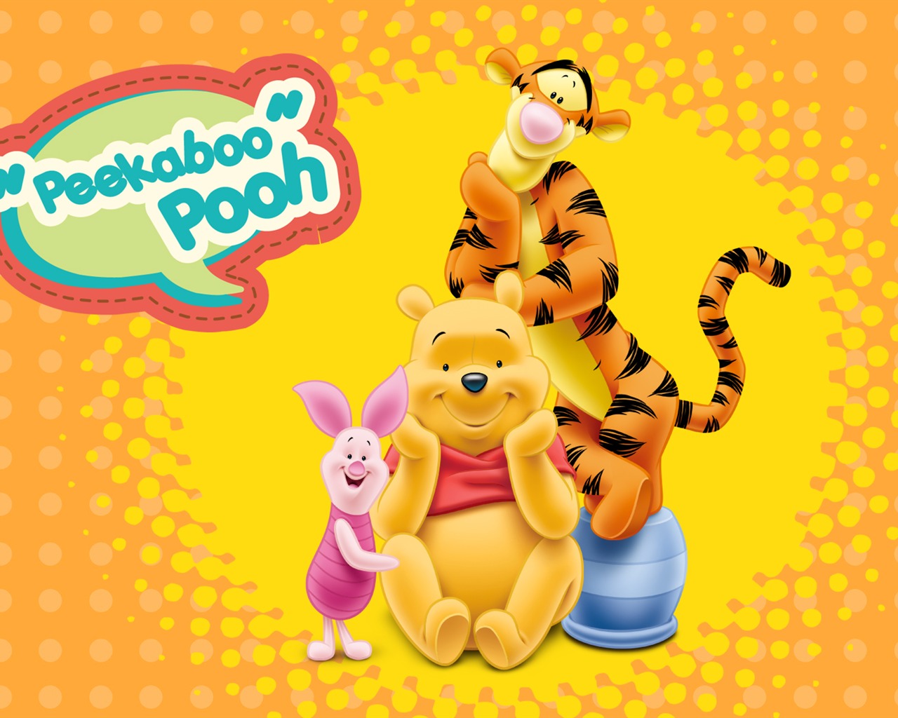 Walt Disney de dibujos animados de Winnie the Pooh fondo de pantalla (1) #12 - 1280x1024