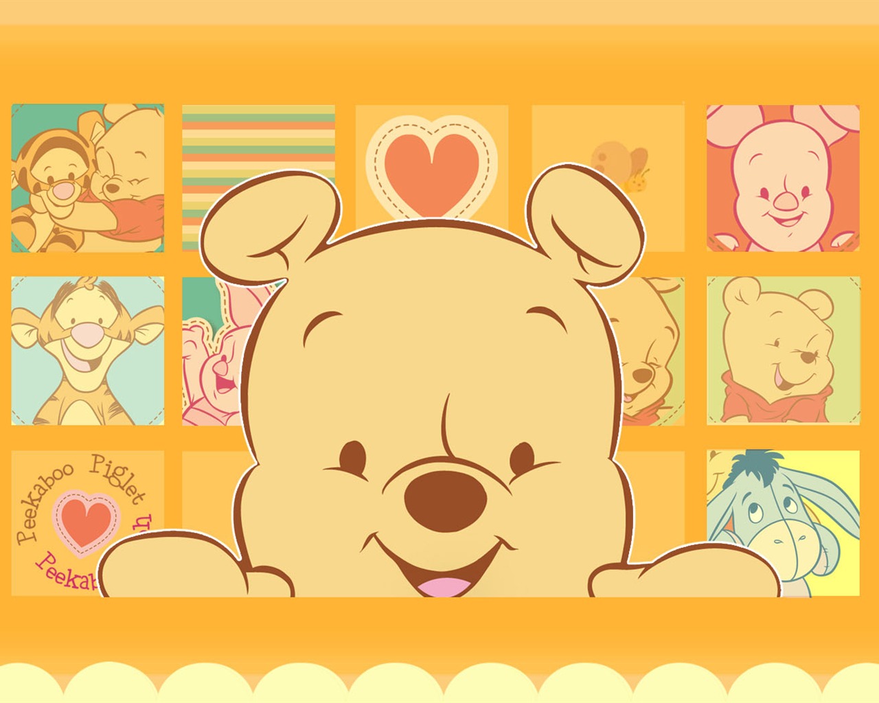 Walt Disney de dibujos animados de Winnie the Pooh fondo de pantalla (1) #21 - 1280x1024