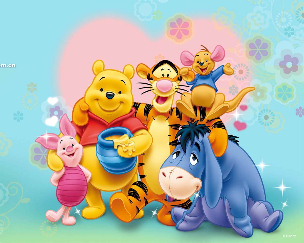 Walt Disney de dibujos animados de Winnie the Pooh fondo de pantalla (1) #24 - 1280x1024