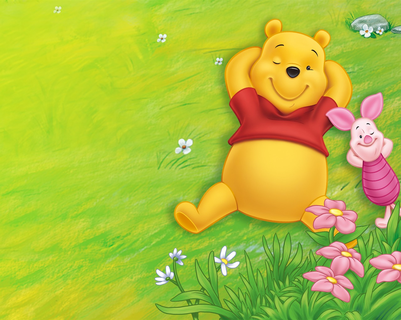 Walt Disney de dibujos animados de Winnie the Pooh fondo de pantalla (2) #8 - 1280x1024