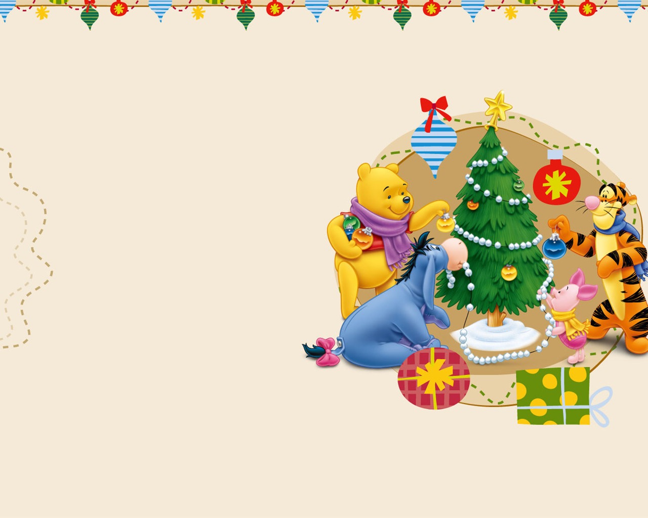 Walt Disney cartoon Winnie the Pooh wallpaper (2) #12 - 1280x1024