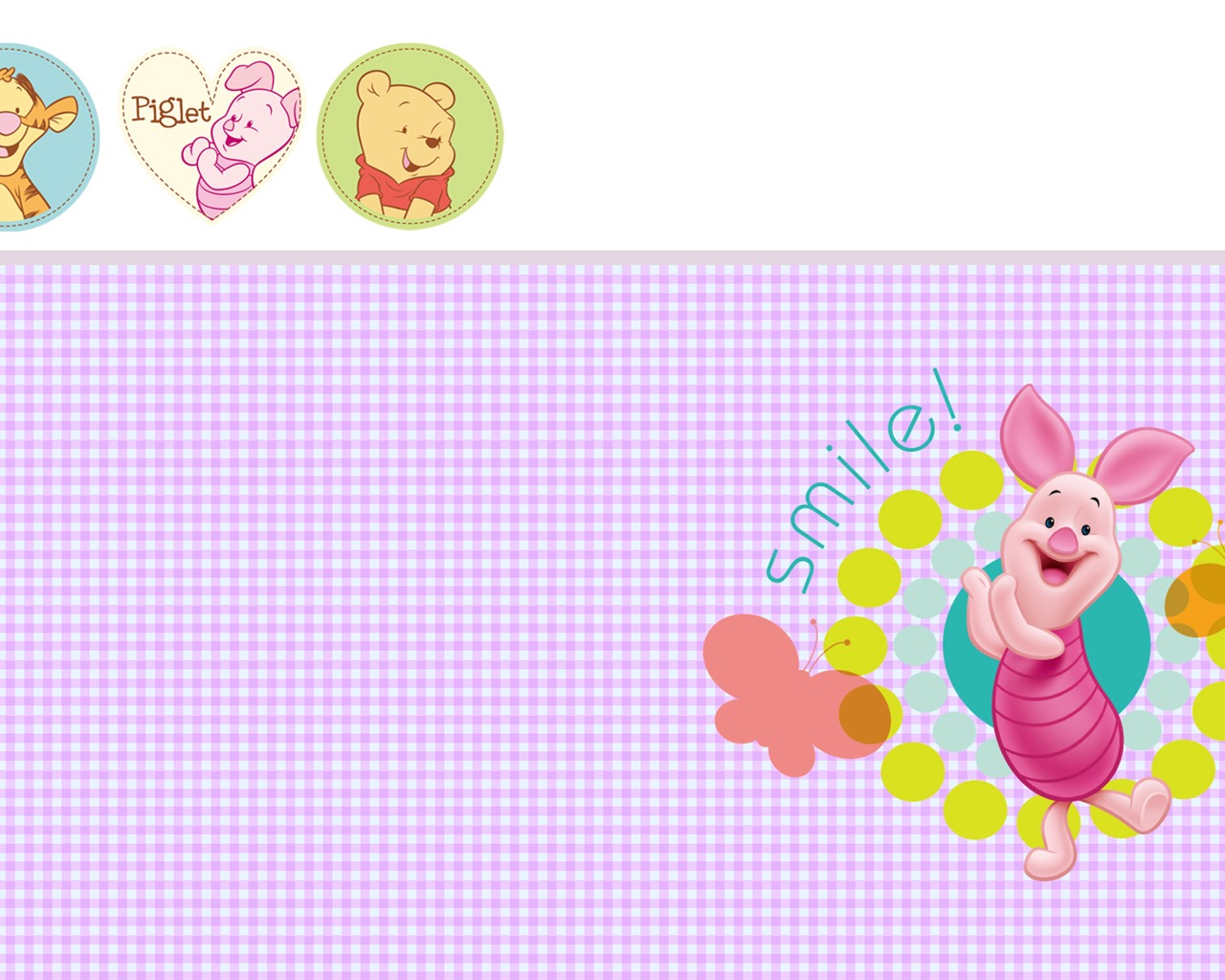 Walt Disney cartoon Winnie the Pooh wallpaper (2) #14 - 1280x1024