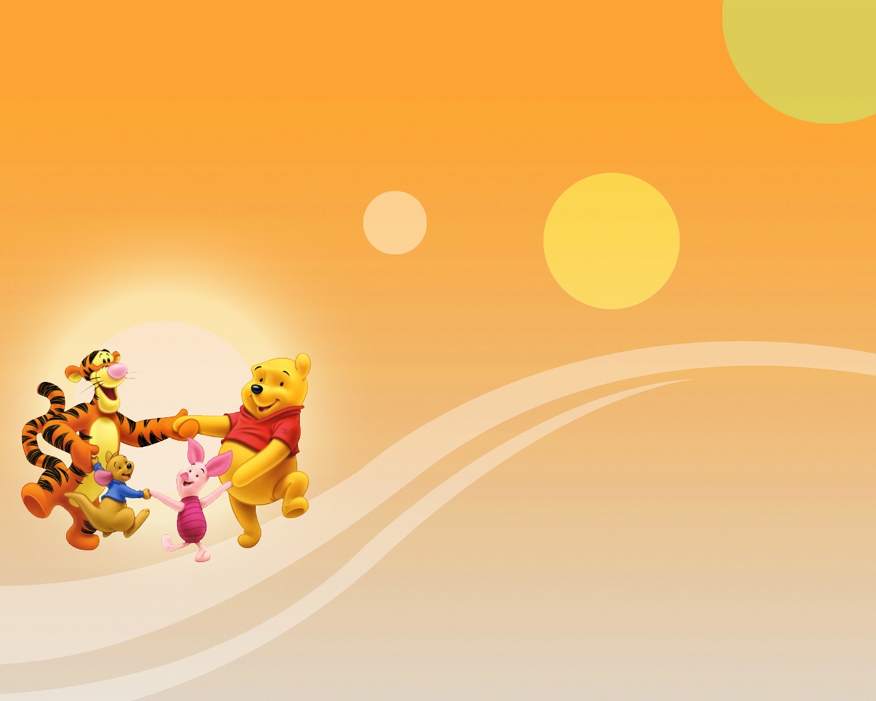 Walt Disney Zeichentrickfilm Winnie the Pooh Tapete (2) #17 - 1280x1024